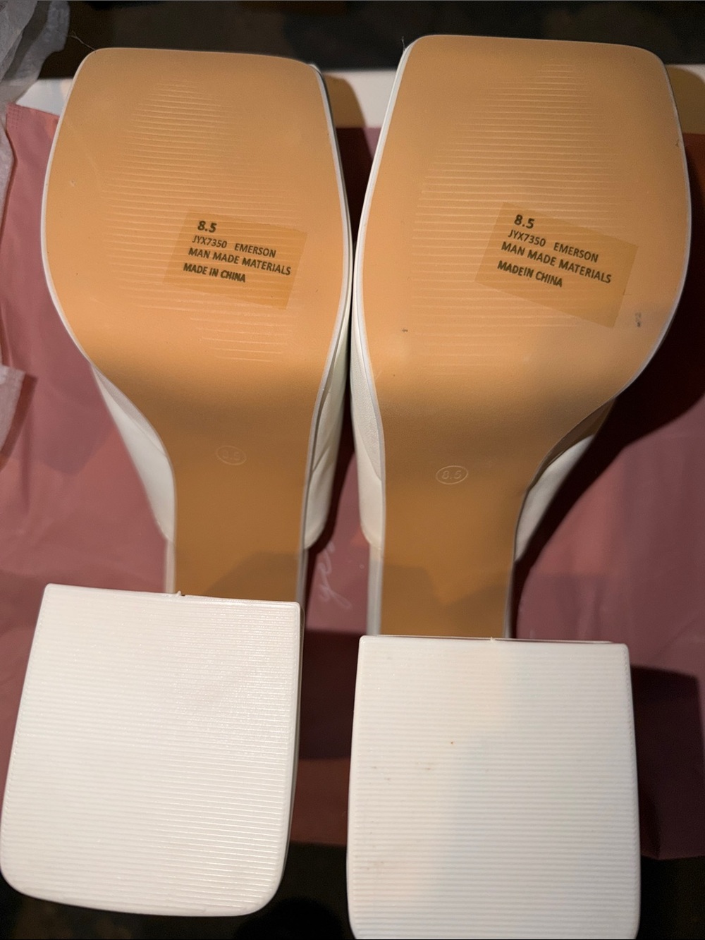 Platform block heel mules - Picture 4 of 5